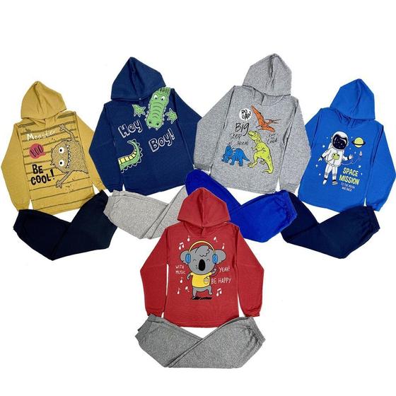 Imagem de KIT com  5 Conjuntos Infantil de Inverno Menino