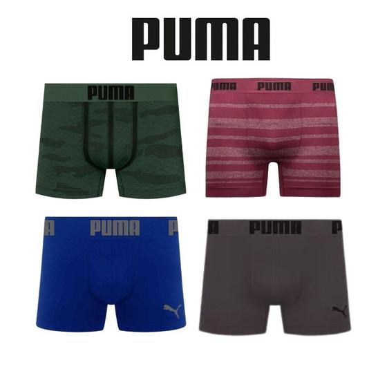 Kit Com 5 Cuecas Box Boxer Sem Costura Menor preço em Kit Com 5 Cuecas Box Boxer Sem Costura