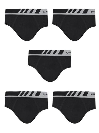 Imagem de Kit com 5 cuecas lupo slip microfibra 691-002