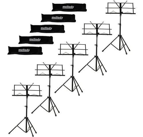 Imagem de Kit com 5 Estantes Partitura SONATA  P01 com Trava  + Bolsa
