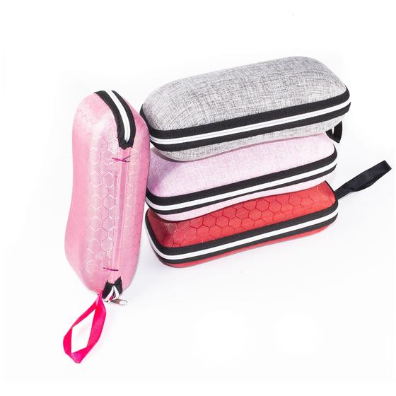 Imagem de Kit Com 5 Estojos Porta Óculos Colorido Com Zíper Eyewear