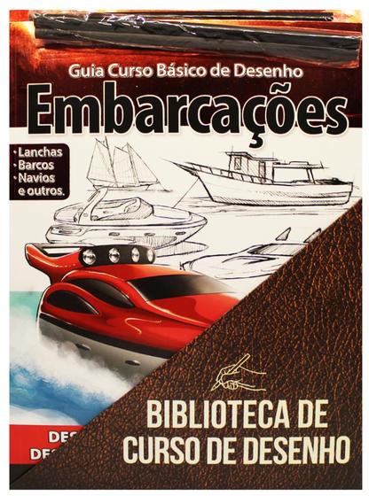 Imagem de Kit com 5 guias - Biblioteca de curso de desenho