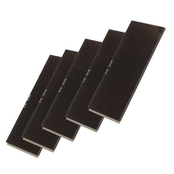Imagem de Kit com 5 Lentes de Proteção Retangular Cor 14 51x108mm Carbografite
