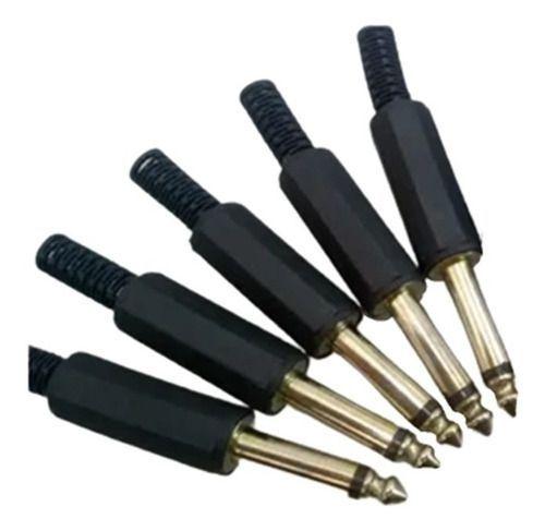 Imagem de Kit Com 5 Plug P10 Mono Plastico     Imperdivel
