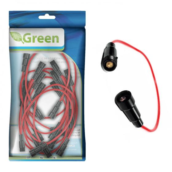 Imagem de Kit Com 5 Porta Fusível Padrão Com Fio Para Fusível Proteja Seus Equipamentos PT1199