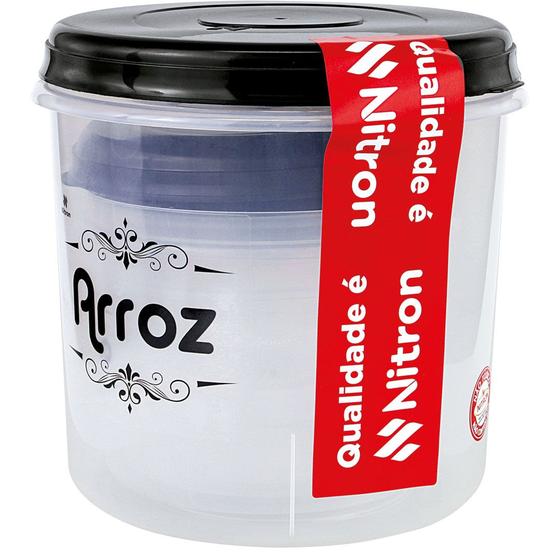Imagem de Kit com 5 potes para mantimentos