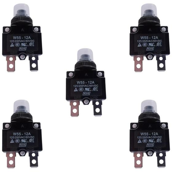 Imagem de Kit com 5 Rele Protetor Térmico 16A Bombas Submersa motores e compressores