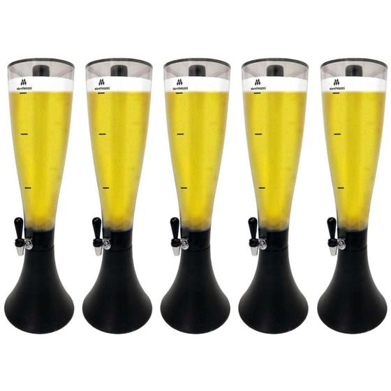 Imagem de Kit Com 5 Torres De Chopp Marcbeer Marchesoni 3,5 Litros