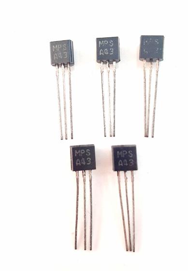 Imagem de Kit Com 5 Transistor  Mpsa43  Mpsa 43  Mps A43  Psa43