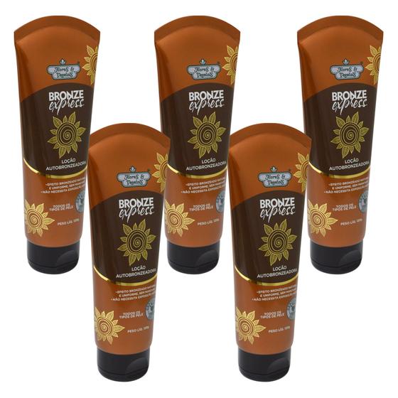 Imagem de Kit Com 5 Un Loção Autobronzeadora Bronze Express 120g