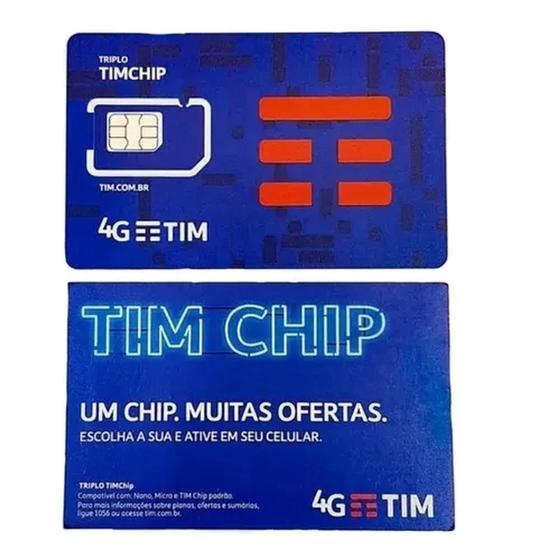 Imagem de Kit com 50 chip da tim pre 5g 