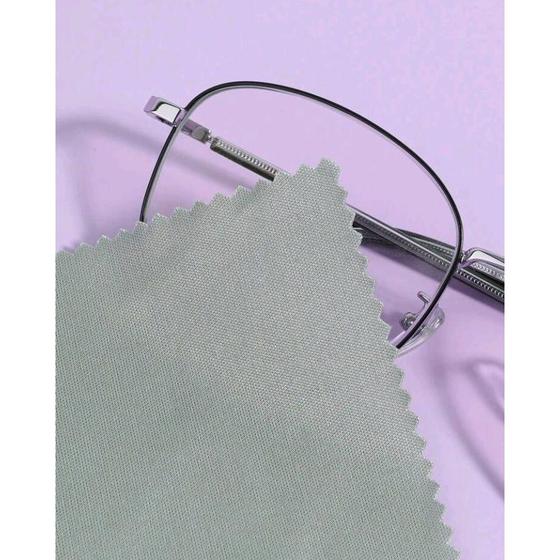 Imagem de Kit com 50 flanelas limpa lentes óculos eficaz tecido de microfibra