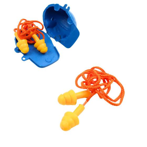 Imagem de kit com 50 Protetor auricular plug silicone epi kalipso