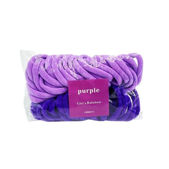 Imagem de Kit Com 50 Unidades De Elástico Para Cabelo (Cores sortidas)