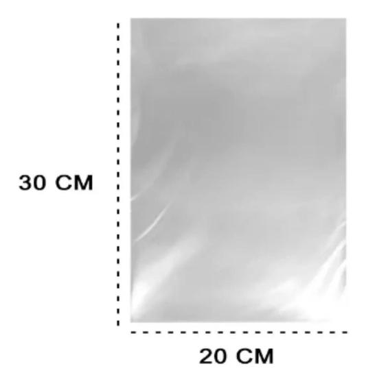 Imagem de Kit com 500 Sacos Presente Pequeno Transparente Celofane Bopp 20x30cm Vmp Embrulho para Presentes e Alimentos