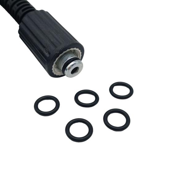 Imagem de Kit com 5un Anel Oring Lado Ponta Mangueira Compatível com Lavajato WAP Eco Wash Plus