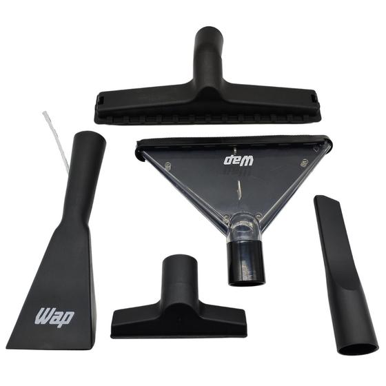Imagem de Kit com 5un Bico Bocal Preto Compatível com Aspirador Karcher A2004