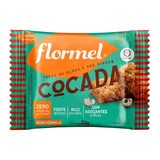 Imagem de Kit com 5un - Cocada Zero Açucar Flormel