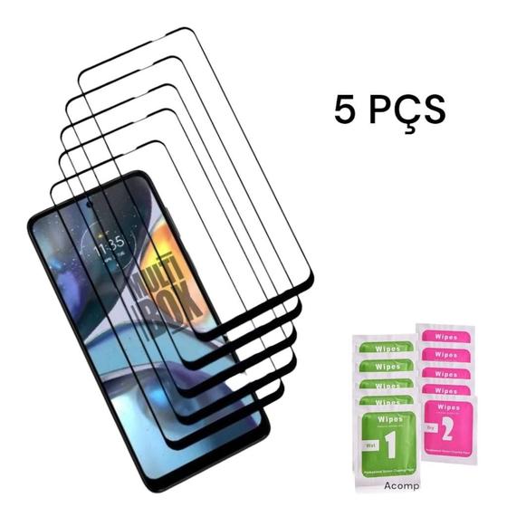 Imagem de Kit Com 5UN De Películas Protetora De Vidro 3D Compatível Com Moto G24