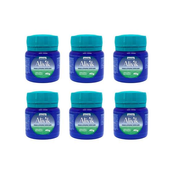 Imagem de Kit com 6 bravir alivik 40g