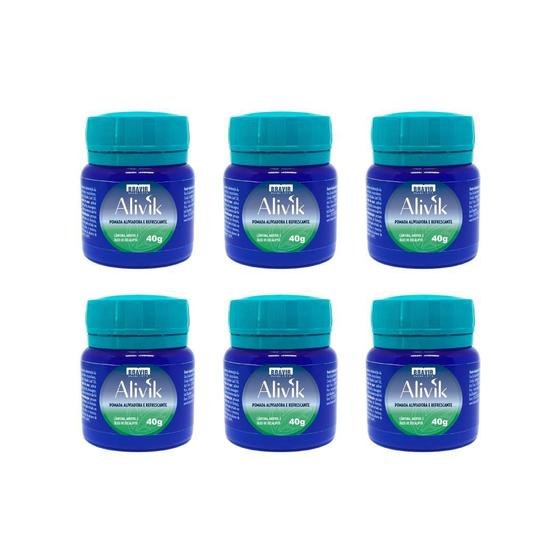Imagem de Kit Com 6 Bravir Alivik 40G