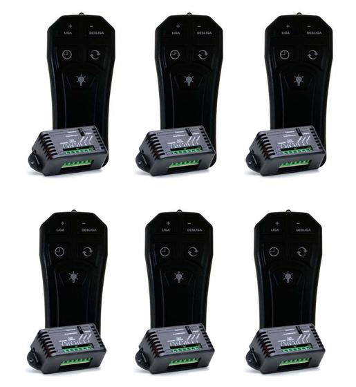 Imagem de Kit Com 6 Controles Remoto para Ventilador - Beltempo