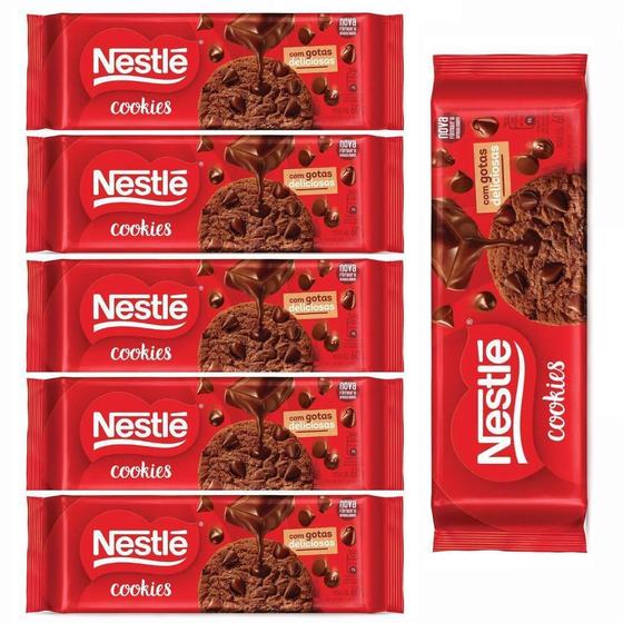 Imagem de Kit Com 6 Cookies Gotas De Chocolate Nestlé 60G
