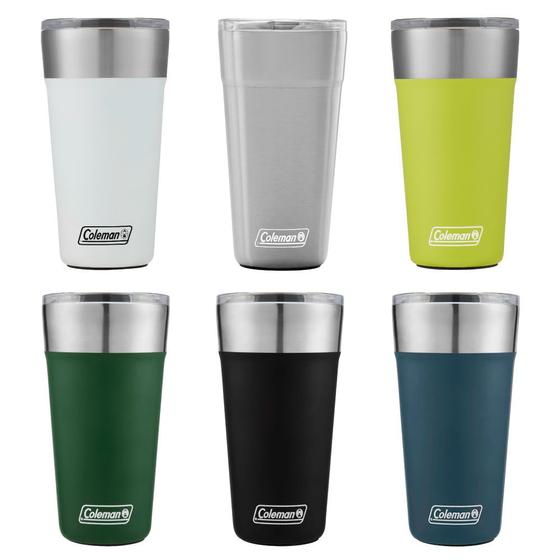 Imagem de Kit com 6 Copos Térmicos com Tampa 600ml Cores Diversas Coleman