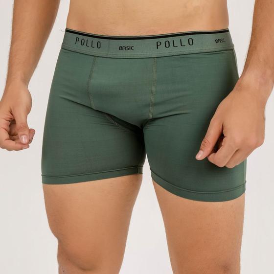 Imagem de kit Com 6 Cueca Boxer  Box Pollo Basic Microfibra Qualidade Conforto