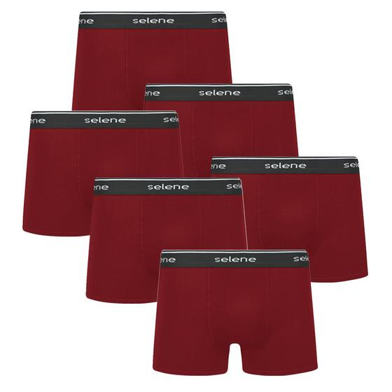 Imagem de Kit Com 6 Cuecas Box Boxer De Algodão Tamanhos Plus Size X1 X2 X3