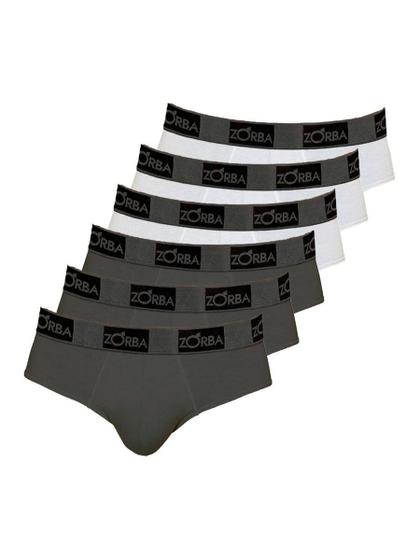 Imagem de Kit com 6 Cuecas Slip Zorba 716 Colorido