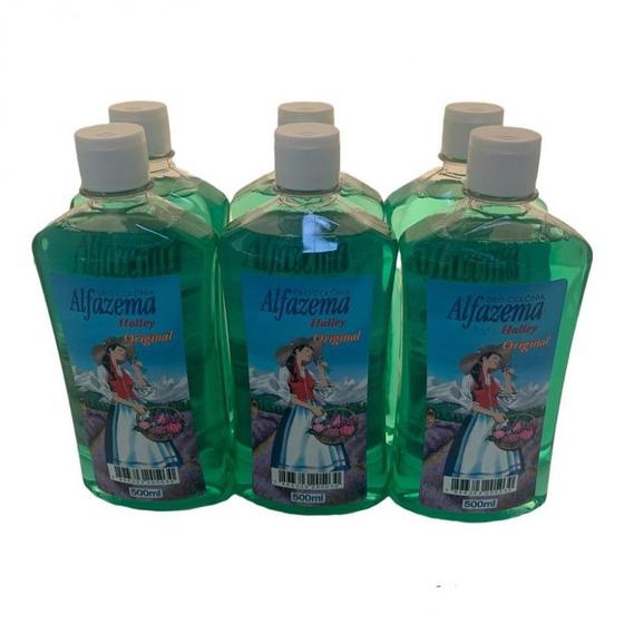 Imagem de Kit com 6 Deo-Colonia Alfazema Halley Original 500 ml