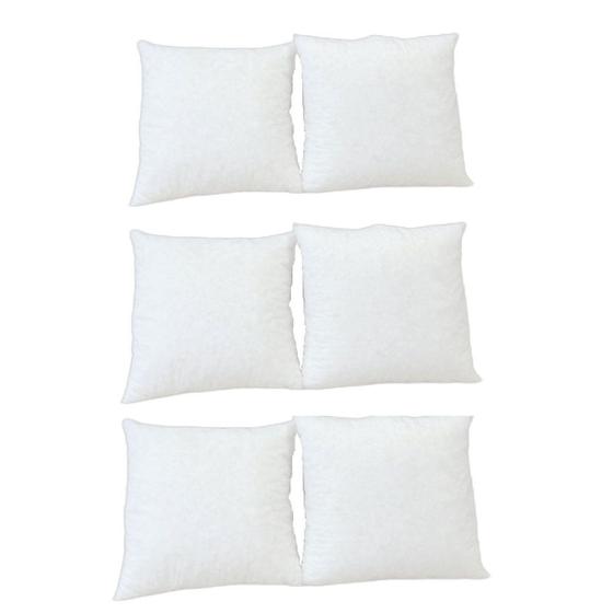 Imagem de Kit com 6 Enchimentos para Capa de Almofada 45cm X 45cm