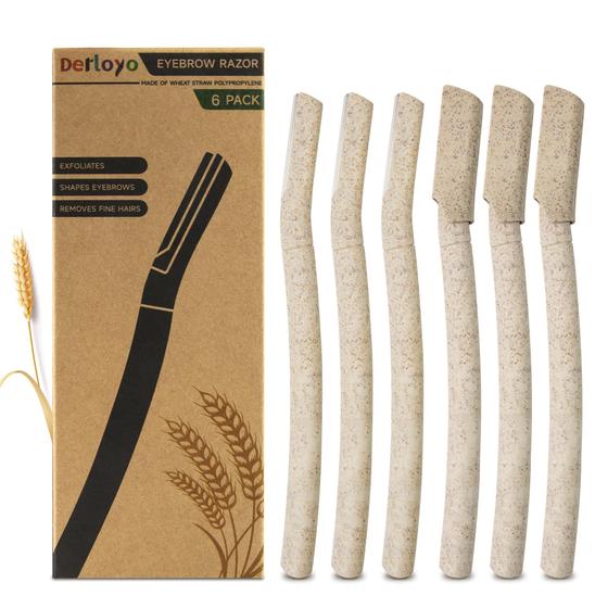 Imagem de Kit com 6 Ferramentas de Dermaplanagem Facial - Remove Penugem e Esfolia