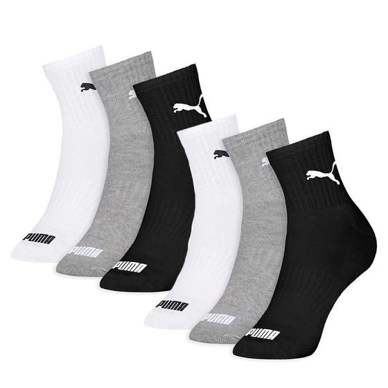 Imagem de Kit Com 6 Pares Meia Esportiva Masculina Cano Médio