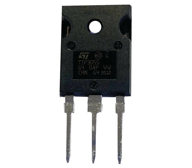 Imagem de Kit com 6 pcs - transistor tip3055 - tip 3055 - to247 npn