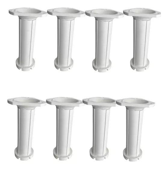 Imagem de Kit Com 6 Pés Ajustáveis 12-21cm C/ Parafuso Para Móveis