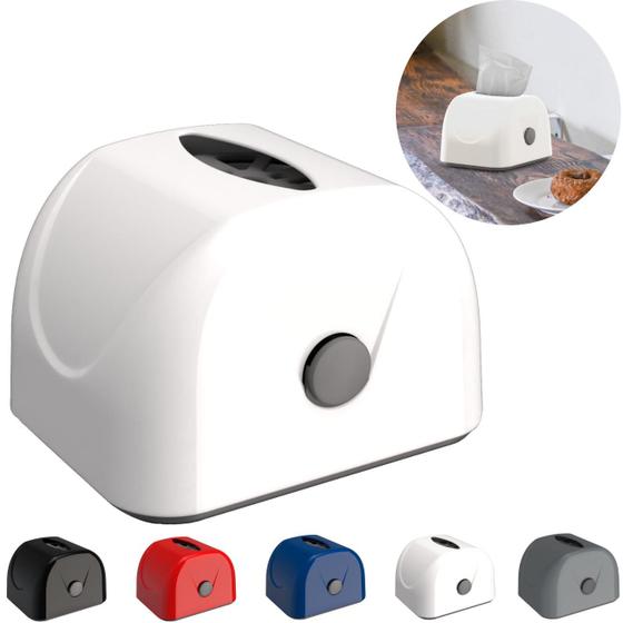 Imagem de Kit com 6 Porta Guardanapo Mesa Dispenser Multiuso Organizador Suporte Papel Interfolhado Easy Puxe