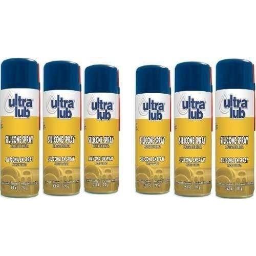 Imagem de Kit Com 6 Silicone Spray Ultra Lub 300 Ml 06 Unidades