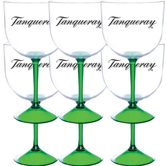 Imagem de Kit com 6 Taças Tanqueray para drink gin acrílicas