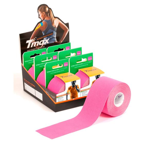 Imagem de KIT com 6 un Bandagem TMAX tape 5cm x 5m PINK