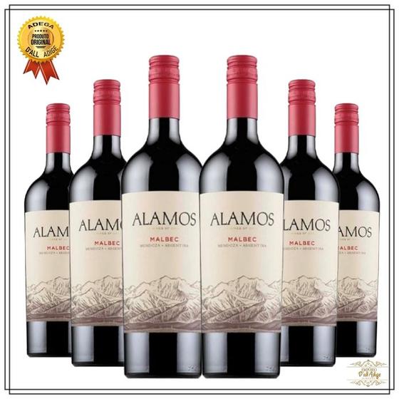 Kit com 6 Vinhos Alamos Malbec Imagem de Kit com 6 Vinhos Alamos Malbec
