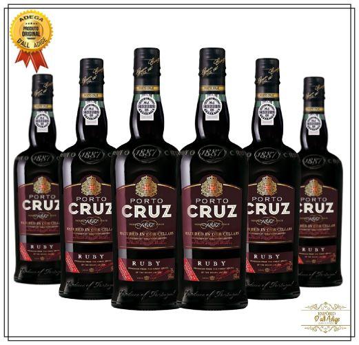 Imagem de Kit com 6 Vinhos do Porto Cruz Ruby