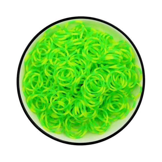 Imagem de Kit com 600 Peças de Faixas de Tear de Borracha Coloridas - DIY Artesanato