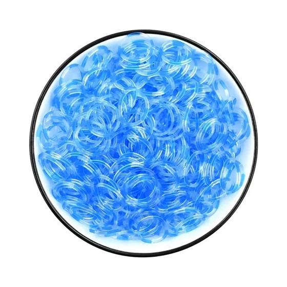 Imagem de Kit com 600 Peças de Faixas de Tear de Borracha Coloridas - DIY Artesanato