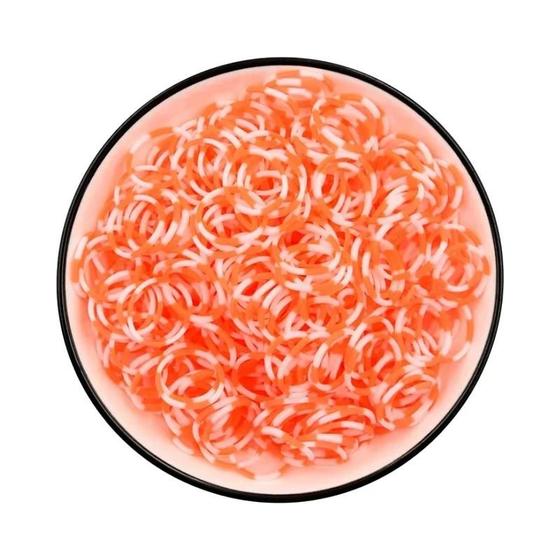 Imagem de Kit com 600 Peças de Faixas de Tear de Borracha Coloridas - DIY Artesanato