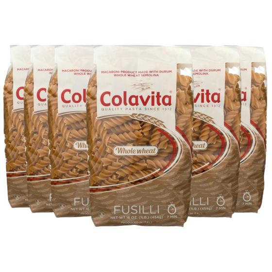 Imagem de Kit Com 6Un Fusilli Integral Colavita Grano Duro 500G