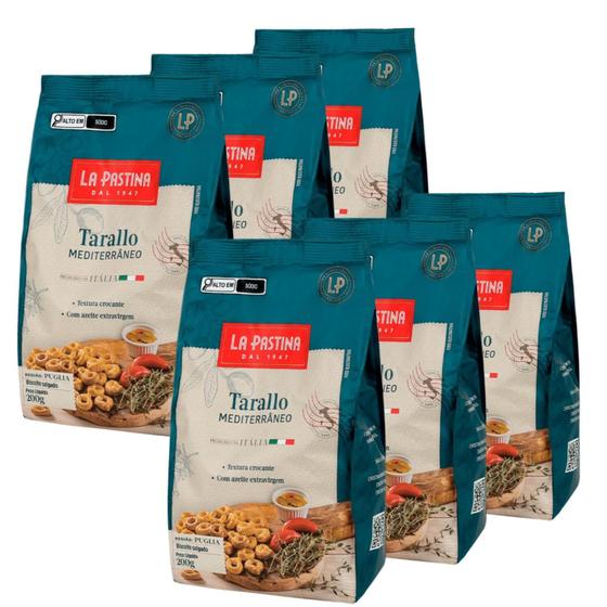 Imagem de Kit Com 6Und Biscoito Tarallo Mediterrâneo La Pastina 200G