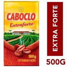 Imagem de KIT COM 8 Café Torrado e Moído Caboclo Vácuo Extraforte 500g