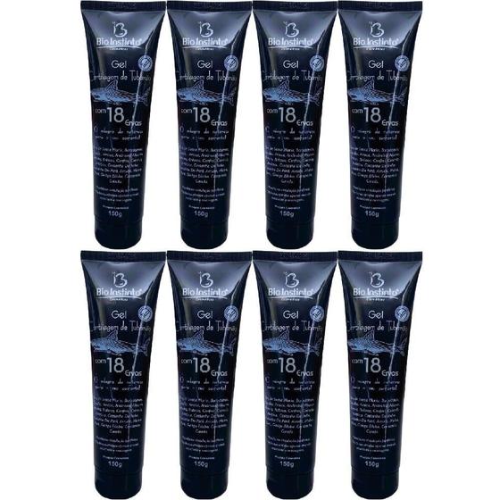 Imagem de Kit Com 8 Gel Cartilagem De Tubarão Com 18 Ervas 150G